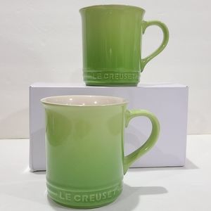 Le Creuset Palm 14oz Mug Set NIB